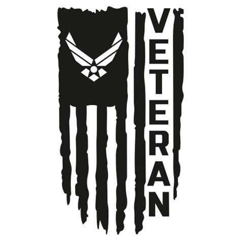 Veteran Flag Svg Us Military Veteran Flag Logo Png