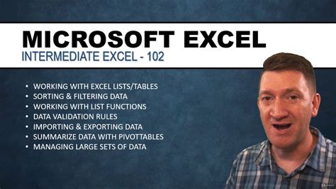 Microsoft Excel Excel From Beginner To Advanced Udemy Course Part