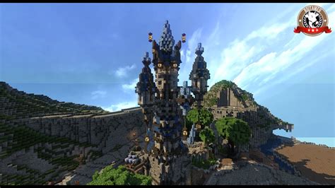 Full view of the tower Minecraft Timelapse / Cinematic - Elixia : The Tower of Mage - YouTube