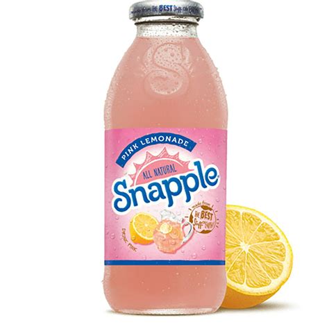 Snapple Pink Lemonade 16 Fl Oz 12 Plastic Bottles