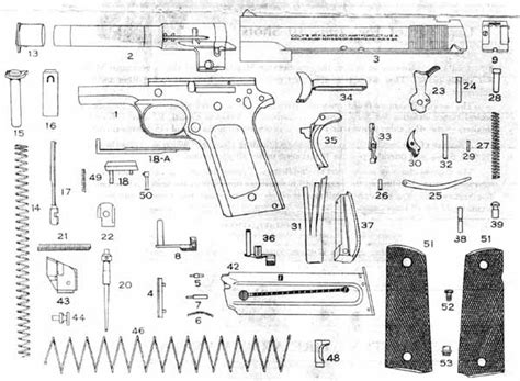 Colt 1911 Parts Diagram