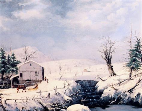 035 George Henry Durrie Winter In New England