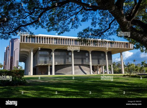 Hawaii State Capitol Building Hi Res Stock Photography And Images Alamy