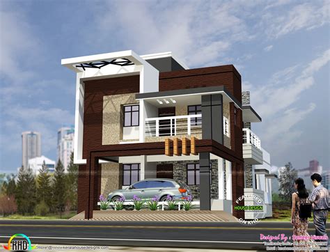 House Designs Indian Style 2 Floor This Modern House Design Also