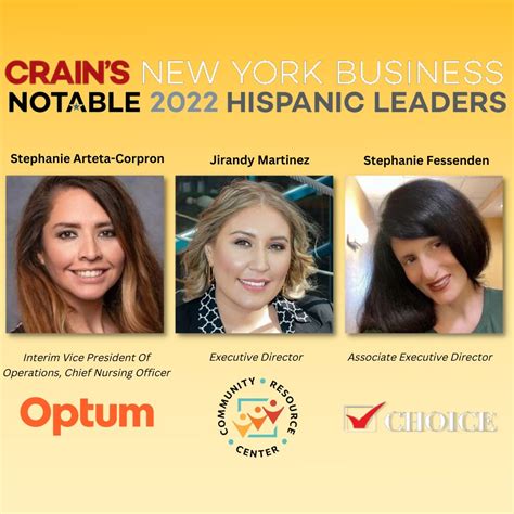 Buzz Creators Clients Named Notable Hispanic Leaders By Crain S New York Business Buzz