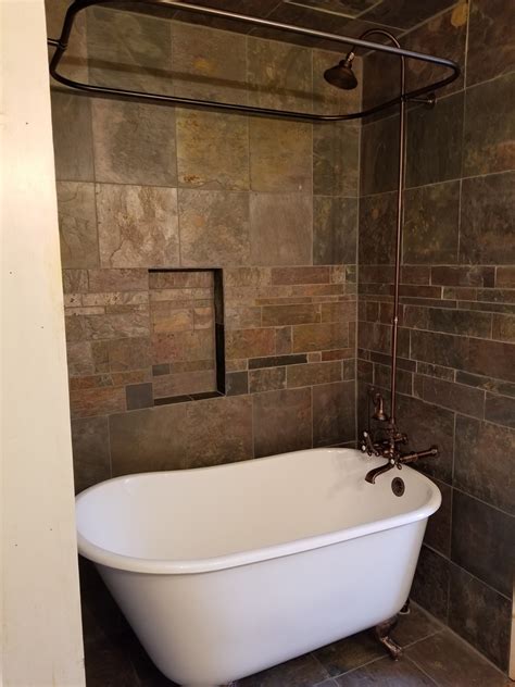 Shower tiles are not a place to cut corners. Clawfoot Bathtub and Custom Tile | Gettysburg, PA