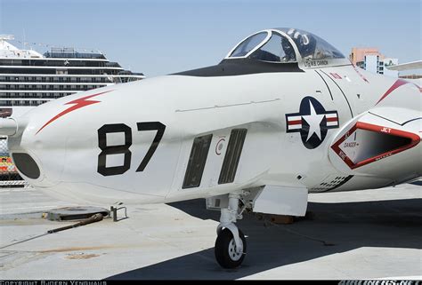 Grumman F9f 8p Cougar Usa Navy Aviation Photo 1361628