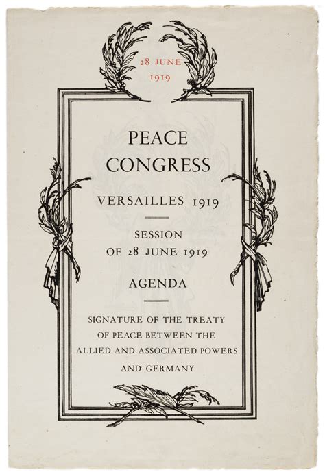 Treaty Of Versailles And President Wilson 1919 And 1921 Gilder