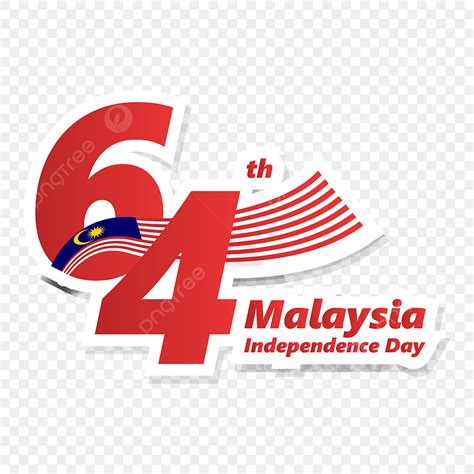 Malaysia Independance Day Vector Design Images 64 Years Malaysia