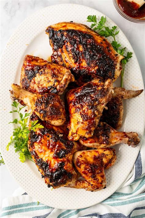 Take the stress out of dinner with these easy grilled chicken recipes. Grilled BBQ Chicken - Easy Chicken Recipes (VIDEO!!)