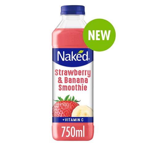 Naked Strawberry And Banana Smoothie Ocado