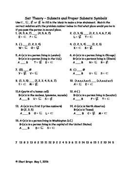 A = {a, b, c}. Set Theory - Subsets and Proper Subset Symbols by We're ...