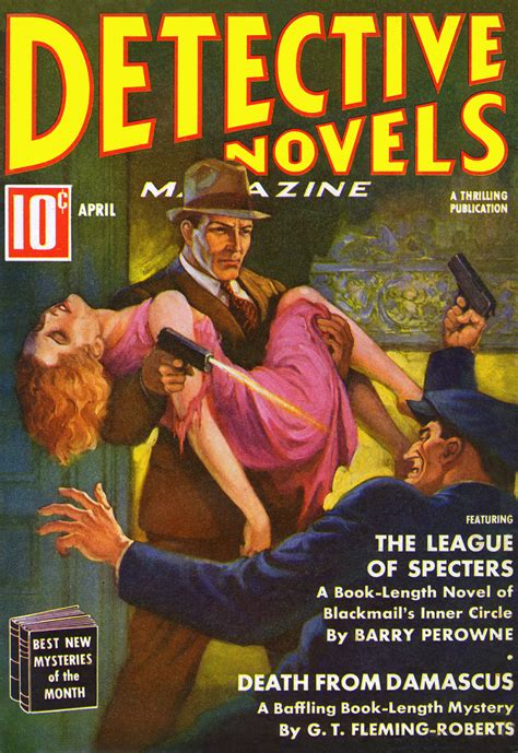 Detective Novel Pulp Covers