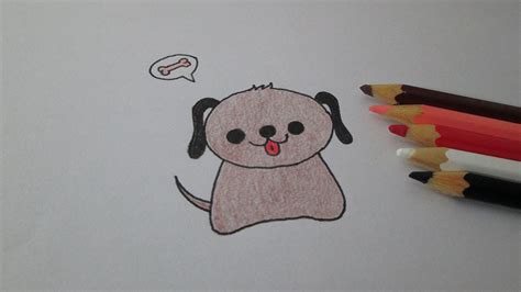 √ Kawaii Como Desenhar Um Cachorro Fácil E Rápido Cachos E Outras Ondas