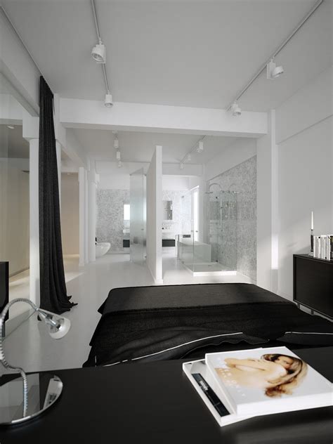 Modern Minimalist Black And White Lofts