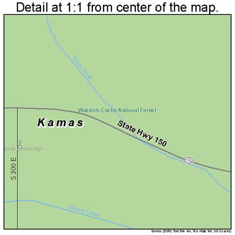 Kamas Utah Street Map 4939810