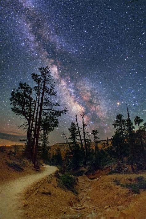 Milky Way Galaxy Over Bryce Canyon Earth Blog