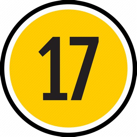 Number Seventeen Icon Download On Iconfinder