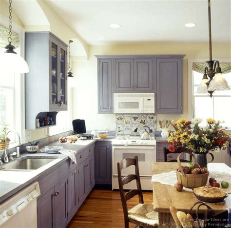And considering how much time and energy we save thanks to our home appliances, there's no wonder they're essential. Pictures of Kitchens - Traditional - Blue Kitchen Cabinets ...