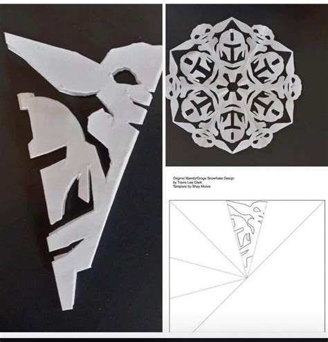 Oooooooo Coolguides Star Wars Snowflakes Snowflake Template Paper