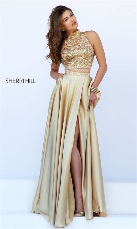 Get the best deals on black and gold dress and save up to 70% off at poshmark now! High Neck Two Piece Sherri Hill Dress- PromGirl