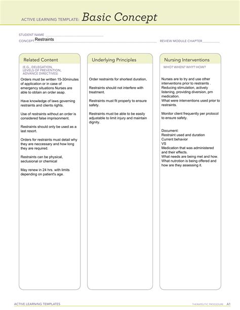 Ati Basic Concept Template Infection Control 2023 Template Printable