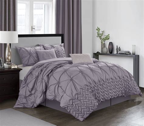grand avenue morgan purple 7 piece comforter set
