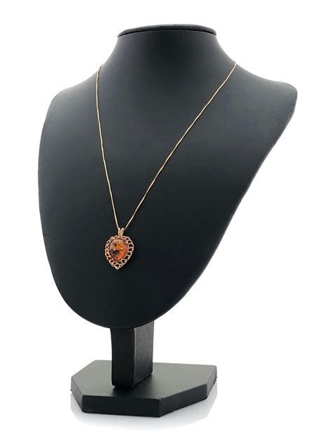 Find great deals on ebay for gold pendant chain. Lot - 14K Gold Necklace 10K Gold Amber Pendant