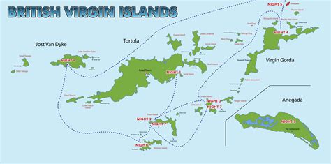 British Virgin Islands Sail Itinerary The Catamaran Company