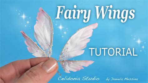 How To Make Fairy Wings From Fabric Youtube