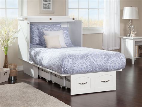 Nantucket Murphy Bed Chest With Cool Soft Mattress In Multiple Colors