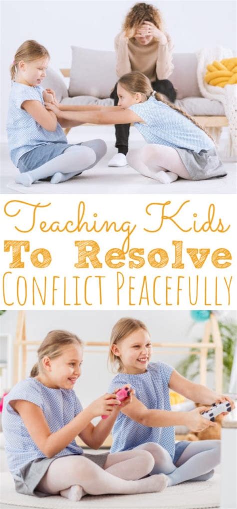 How To Teach Kids To Resolve Conflict Peacefully Simply Today Life