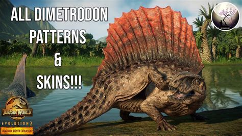All Dimetrodon Skins Showcase Jurassic World Evolution 2 Dominion Biosyn Expansion Youtube