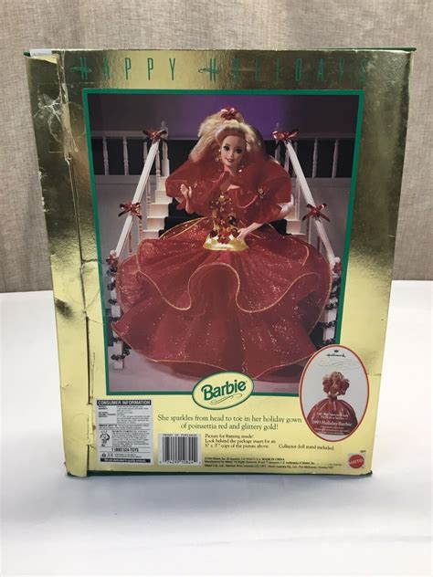 Happy Holidays 1993 Barbie Doll Special Edition Mattel 10824 Nib Nrfb Ebay