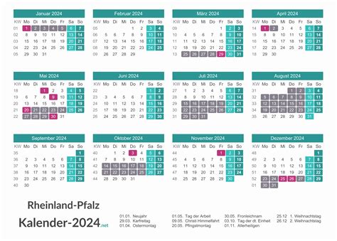 Ferien Rheinland Pfalz 2024 Ferienkalender And Übersicht