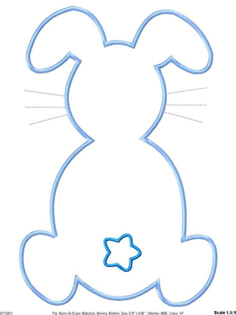 Rabbit feet with rabbit tail template coloring page. Pin The Tail On The Bunny Template | Bunny templates ...