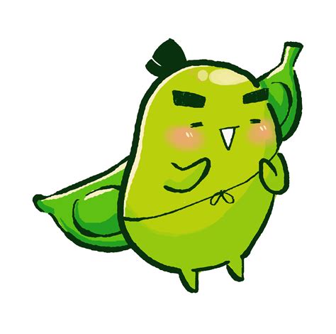 Edamame Kun Mascot