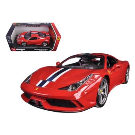 B Ferrari 458 Speciale Red 1 18 Diecast Model Car 1 Ralphs