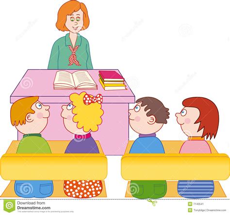 Teacher And Students Stock Image Image 7140541