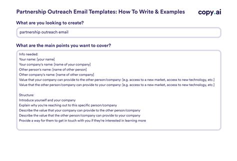 Partnership Outreach Email Templates How To Write And Examples