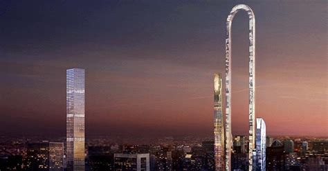 Civil Engineering Bent Tower For Nyc Worlds Longest Skyscraper