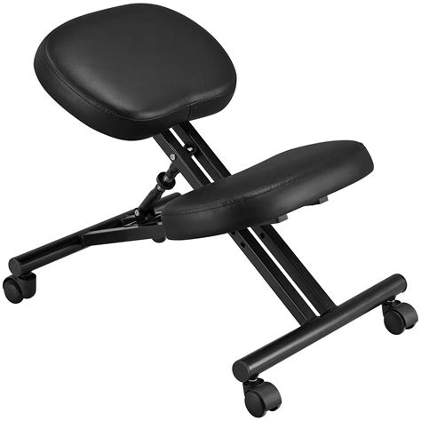 Buy Yaheetech Black Comfy Desk Chair Ergonomic Office Chair Kneeling