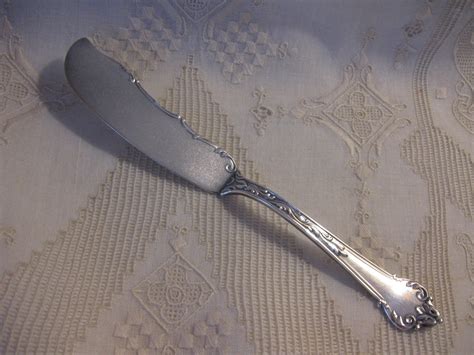 Vintage Silverplate Master Butter Knife Lovely Elegant Design Etsy