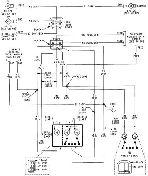 Diagram besides 1957 chevy wiring harness diagram furthermore chevy 2001 jeep wrangler trailer wiring wiring diagram view. I have a 1994 Jeep Cherokee Sport, when the power door switch is used a 10 Amp fuse that also ...
