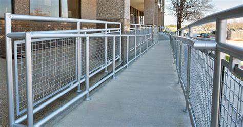 Ada Compliant Handrail Aluminum And Stainless Steel Architectural