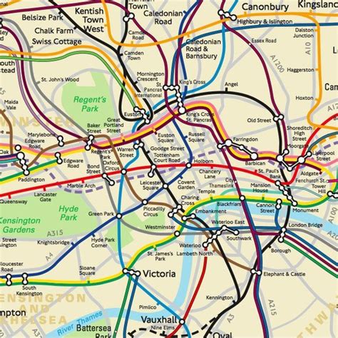 Lev Sv T N Publikum London Underground Tube Map Lanovka Vydejte Se Na