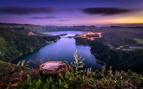Wallpaper 1920x1200 Px Azores Forest Island Lake Landscape