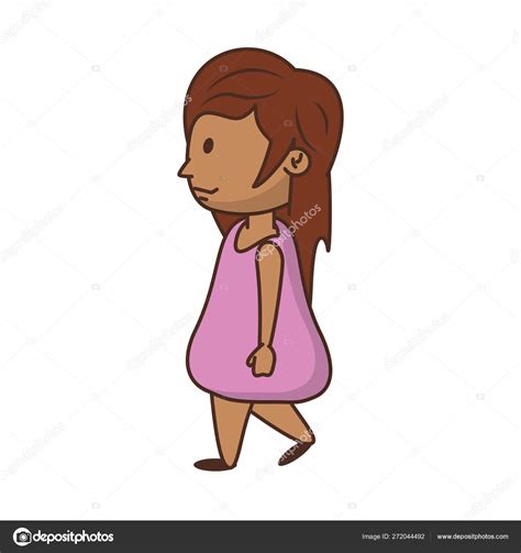 Beautiful Girl Cartoon Isolated Stock Vector Image By ©jemastock 272044492