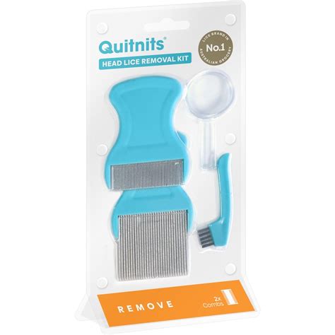 Quitnits Head Lice Removal Combs 2 Pack Big W