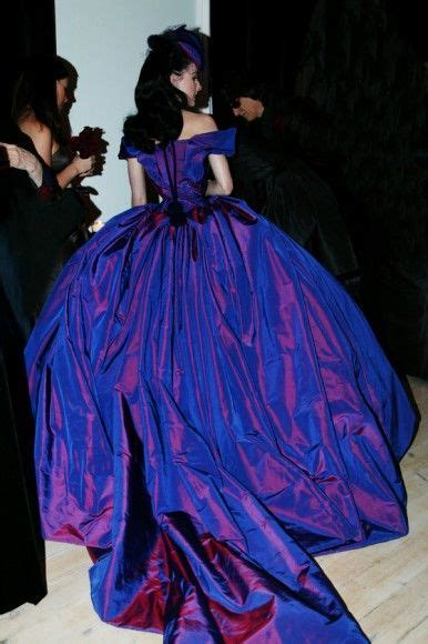 Gravity creative director and vfx supervisor: Dita Von Teese's Wedding Dress | Purple wedding dress ...